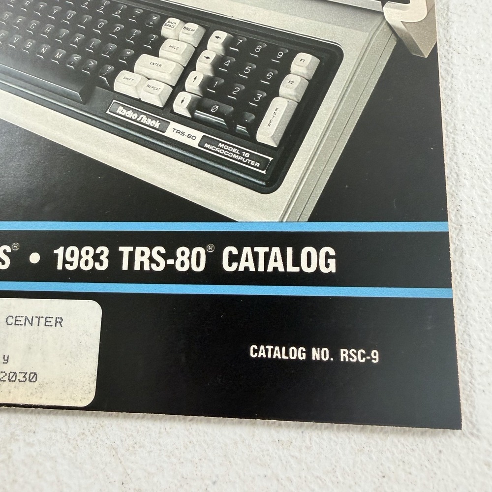 Vintage 1983 RADIO SHACK TRS-80 Microcomputer Catalog RSC-9 Computer - Picture 2 of 8